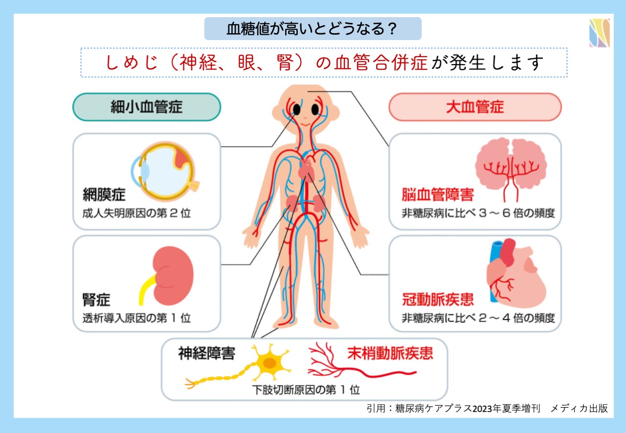 血糖 値 高い と どうなる